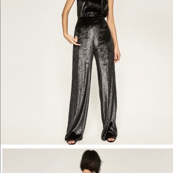 Zara Collection Shimmer Jumpsuit - Picture 2 of 5